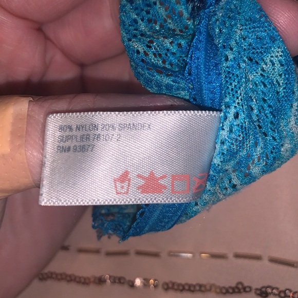 Flirtitude Blue Halter Bralette - Picture 8 of 8